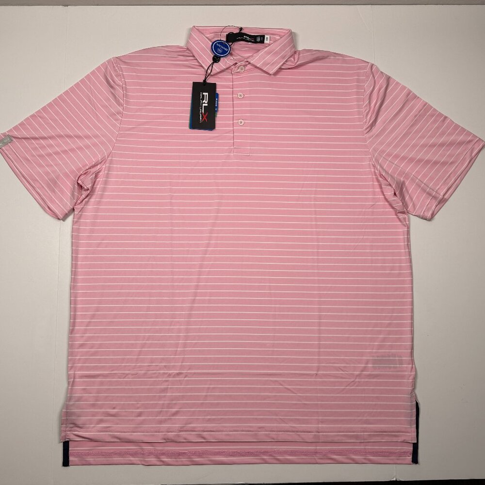 NWT - Polo Ralph Lauren RLX Golf Performance Stretch Shirt - Striped – XL